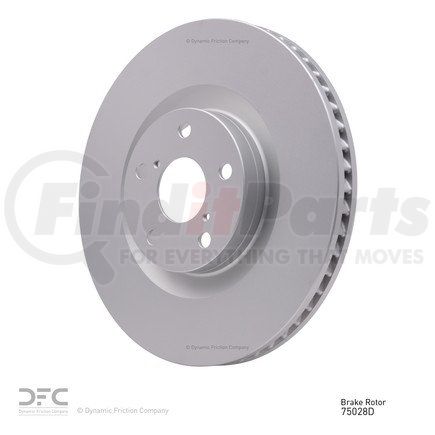 604-75028D by DYNAMIC FRICTION COMPANY - GEOSPEC Coated Rotor - Blank