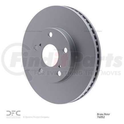 604-76052 by DYNAMIC FRICTION COMPANY - GEOSPEC Coated Rotor - Blank