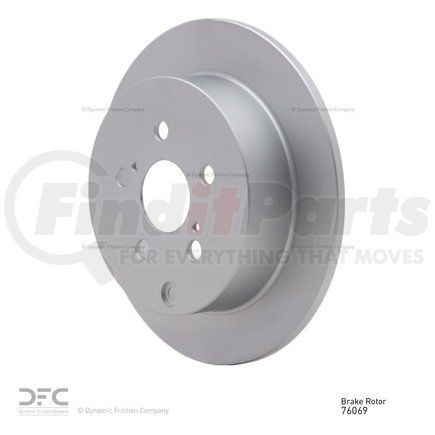 604-76069 by DYNAMIC FRICTION COMPANY - GEOSPEC Coated Rotor - Blank