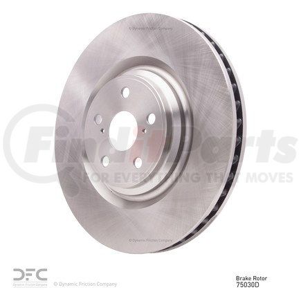 604-75030D by DYNAMIC FRICTION COMPANY - GEOSPEC Coated Rotor - Blank