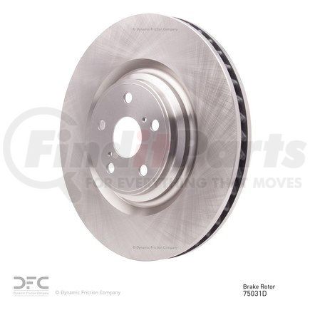 604-75031D by DYNAMIC FRICTION COMPANY - GEOSPEC Coated Rotor - Blank