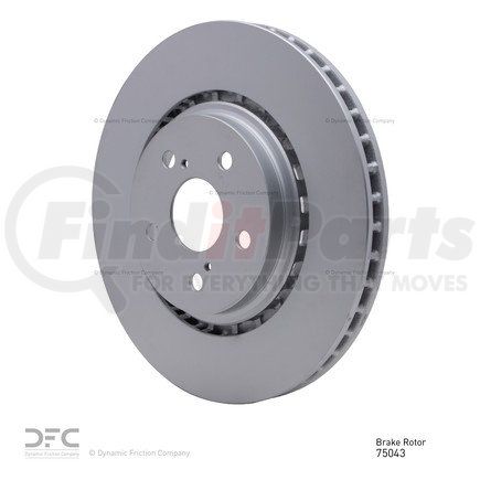 604-75043 by DYNAMIC FRICTION COMPANY - GEOSPEC Coated Rotor - Blank