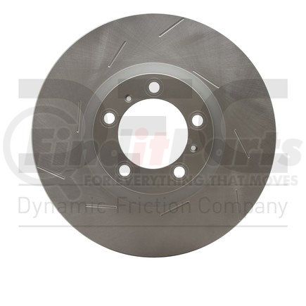 614-02084D by DYNAMIC FRICTION COMPANY - GEOSPEC Coated Rotor - Slotted