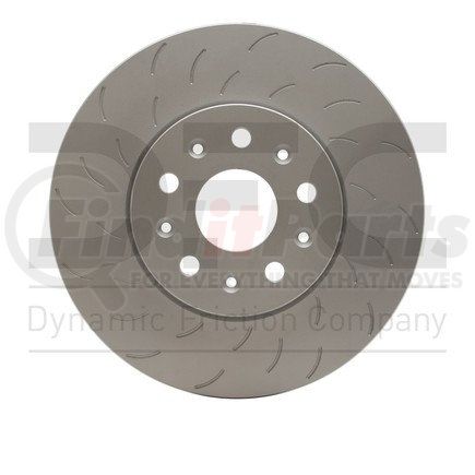 614-46060D by DYNAMIC FRICTION COMPANY - DFC GEOSPEC Coated Rotor - Slotted