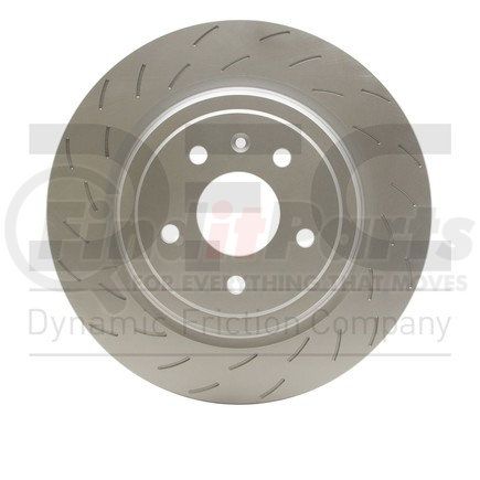614-47046 by DYNAMIC FRICTION COMPANY - GEOSPEC Coated Rotor - Slotted