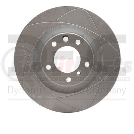 614-63138 by DYNAMIC FRICTION COMPANY - GEOSPEC Coated Rotor - Slotted
