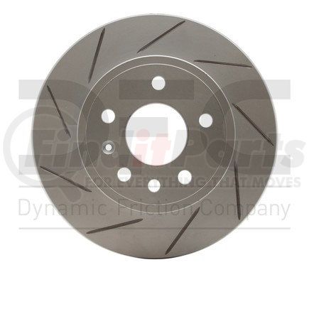 614-65010 by DYNAMIC FRICTION COMPANY - GEOSPEC Coated Rotor - Slotted