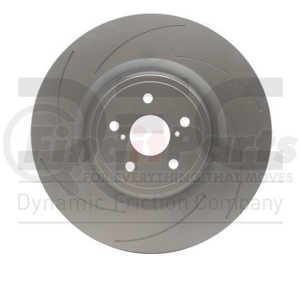 614-75038D by DYNAMIC FRICTION COMPANY - GEOSPEC Coated Rotor - Slotted