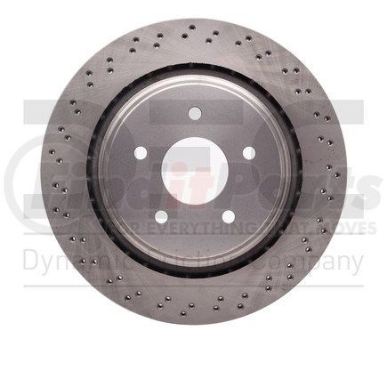 620-46021 by DYNAMIC FRICTION COMPANY - Disc Brake Rotor - Drilled