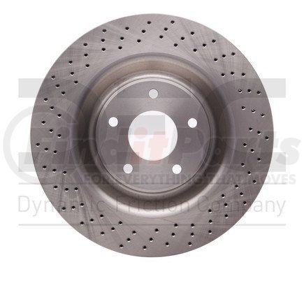 620-47034 by DYNAMIC FRICTION COMPANY - Disc Brake Rotor - Drilled