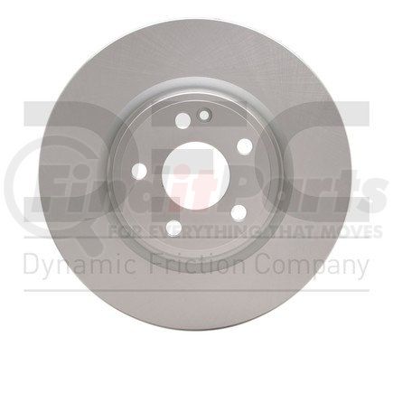 624-63108 by DYNAMIC FRICTION COMPANY - GEOSPEC Coated Rotor - Drilled