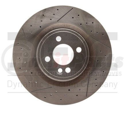 630-32008 by DYNAMIC FRICTION COMPANY - Disc Brake Rotor - Drilled and Slotted