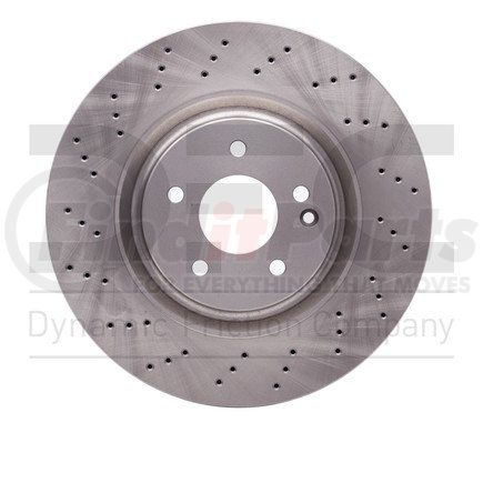 620-63038 by DYNAMIC FRICTION COMPANY - Disc Brake Rotor - Drilled