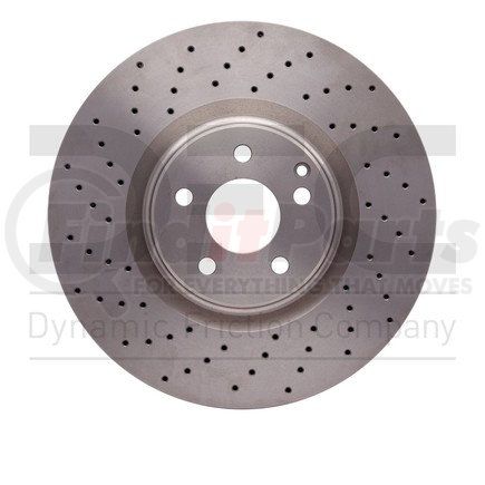 620-63091 by DYNAMIC FRICTION COMPANY - Disc Brake Rotor - Drilled