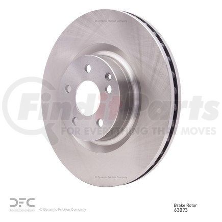 620-63093 by DYNAMIC FRICTION COMPANY - Disc Brake Rotor - Drilled