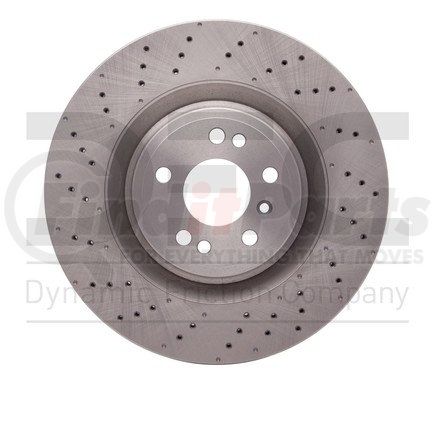 620-63139 by DYNAMIC FRICTION COMPANY - Disc Brake Rotor - Drilled
