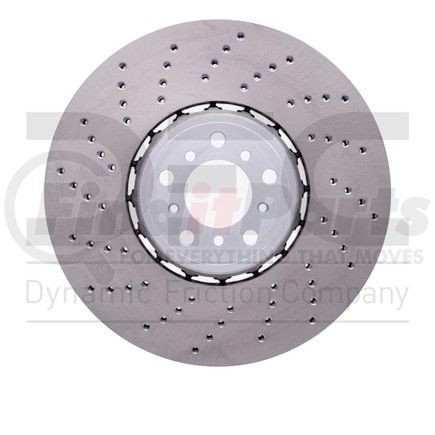 62031154D by DYNAMIC FRICTION COMPANY - DFC Brake Rotor - Drilled