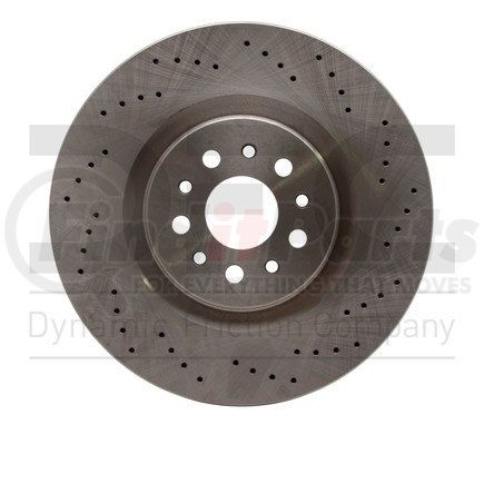 620-79004 by DYNAMIC FRICTION COMPANY - Disc Brake Rotor - Drilled