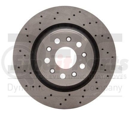 620-79010 by DYNAMIC FRICTION COMPANY - Disc Brake Rotor - Drilled