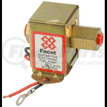 40107N by FACET FUEL PUMPS - Electric Fuel Pump - Cube Solid State, 12 Volt, 7.0-10.0 PSI, 34 GPH