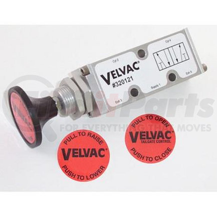 320121 by VELVAC - 4-WAY PUSH/PULL VALVE TWO POSITION