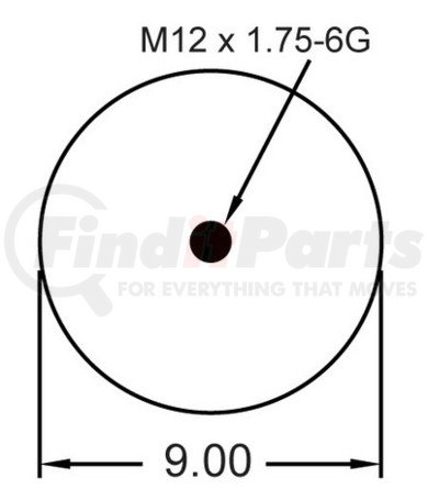 1R11-175 by CONTINENTAL AG - [FORMERLY GOODYEAR] Air Spring Rolling Lobe