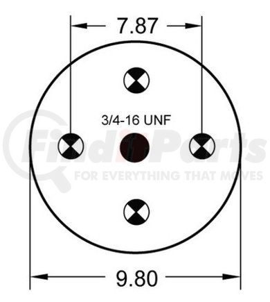 1R11-179 by CONTINENTAL AG - [FORMERLY GOODYEAR] Air Spring Rolling Lobe