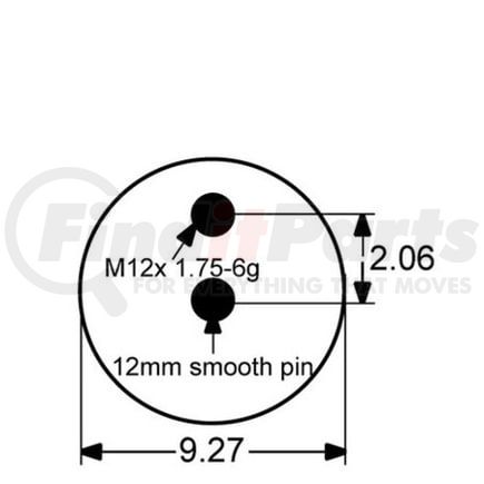 1R11-143 by CONTINENTAL AG - [FORMERLY GOODYEAR] Air Spring Rolling Lobe