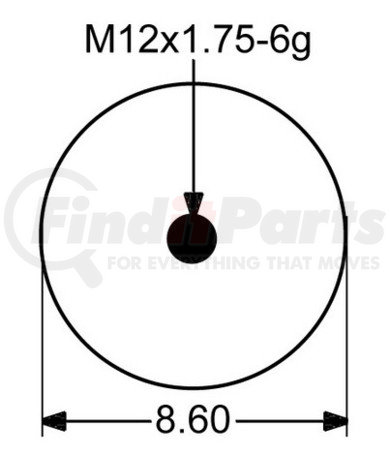 1R12-324 by CONTINENTAL AG - [FORMERLY GOODYEAR] Air Spring Rolling Lobe