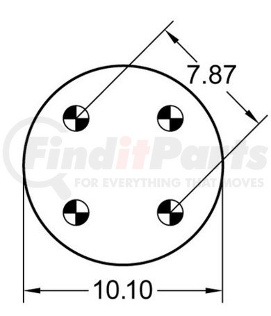 1R12-352 by CONTINENTAL AG - [FORMERLY GOODYEAR] Air Spring Rolling Lobe