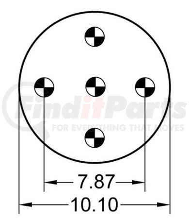 1R12-281 by CONTINENTAL AG - [FORMERLY GOODYEAR] AIR SPRING