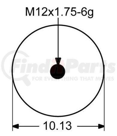 1R12-462 by CONTINENTAL AG - [FORMERLY GOODYEAR] Air Spring Rolling Lobe