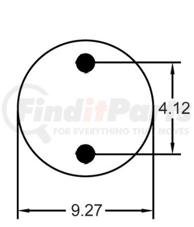 1R12-396 by CONTINENTAL AG - [FORMERLY GOODYEAR] Air Spring Rolling Lobe