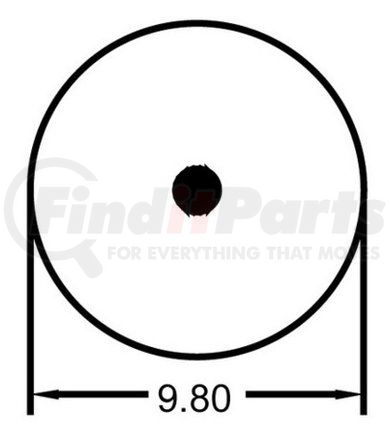 1R12-571 by CONTINENTAL AG - [FORMERLY GOODYEAR] Air Spring Rolling Lobe