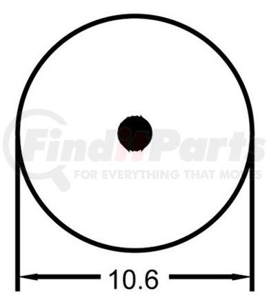 1R12-580 by CONTINENTAL AG - [FORMERLY GOODYEAR] Air Spring Rolling Lobe