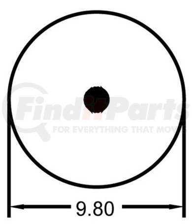 1R12-586 by CONTINENTAL AG - [FORMERLY GOODYEAR] Air Spring Rolling Lobe