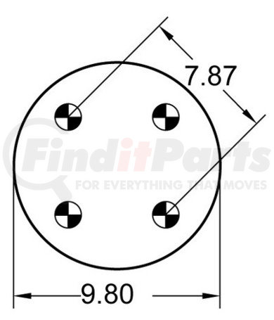 1R12-534 by CONTINENTAL AG - [FORMERLY GOODYEAR] Air Spring Rolling Lobe