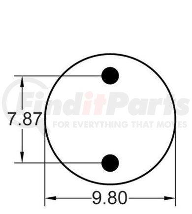 1R12-485 by CONTINENTAL AG - [FORMERLY GOODYEAR] AIR SPRING