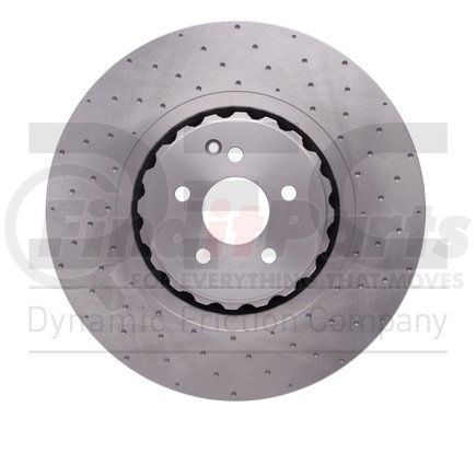 65063081 by DYNAMIC FRICTION COMPANY - Disc Brake Rotor - Dimpled