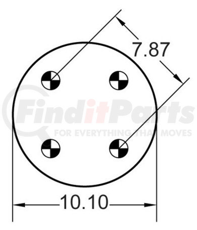 1R14-127 by CONTINENTAL AG - [FORMERLY GOODYEAR] Air Spring Rolling Lobe