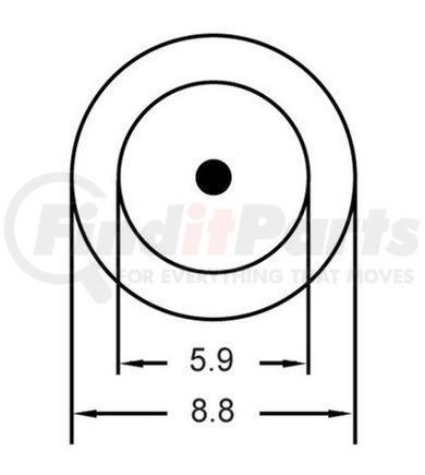 1R13-177 by CONTINENTAL AG - [FORMERLY GOODYEAR] AIR SPRING