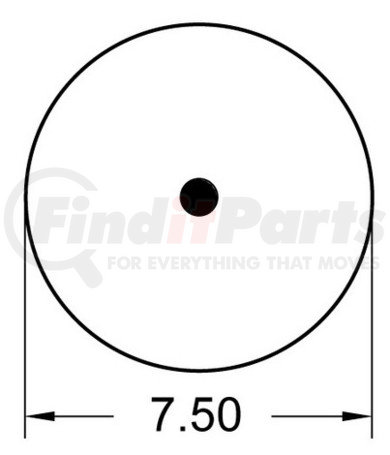 1R9-038 by CONTINENTAL AG - [FORMERLY GOODYEAR] Air Spring Rolling Lobe