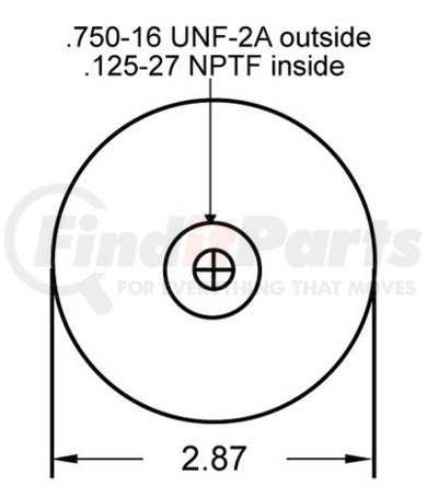 1S4-007 by CONTINENTAL AG - [FORMERLY GOODYEAR] AIR SPRING