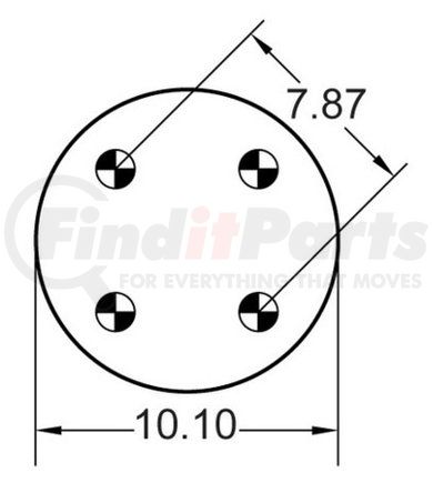 1R14-101 by CONTINENTAL AG - [FORMERLY GOODYEAR] AIR SPRING