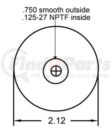 1S5-070 by CONTINENTAL AG - [FORMERLY GOODYEAR] Air Spring Sleeve