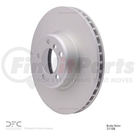 90031108 by DYNAMIC FRICTION COMPANY - DFC Hi-Carbon Alloy GEOMET Coated Rotor