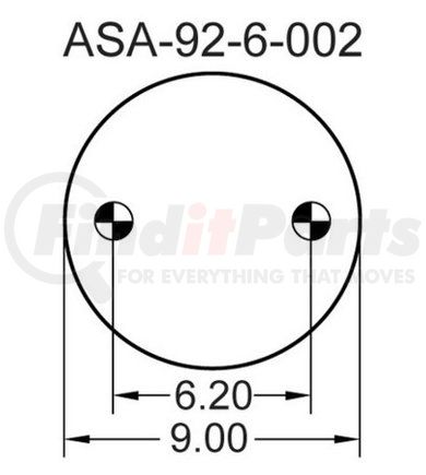 2B12-305 by CONTINENTAL AG - [FORMERLY GOODYEAR] AIR SPRING