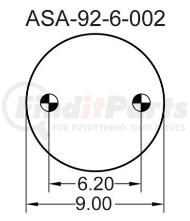 2B12-307 by CONTINENTAL AG - [FORMERLY GOODYEAR] AIR SPRING