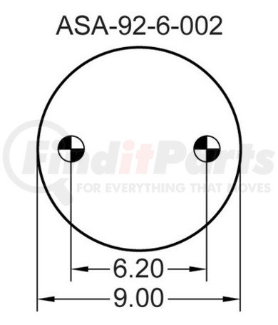 2B12-309 by CONTINENTAL AG - AIR SPRING