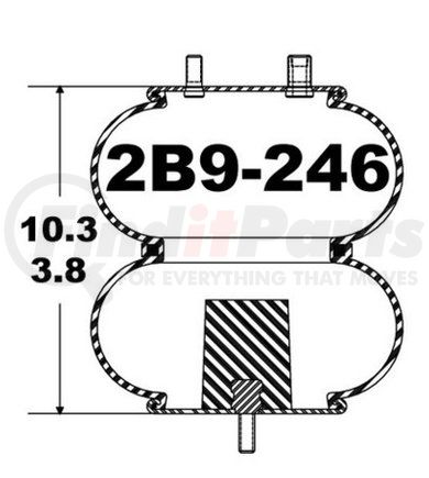 2B9-246 by CONTINENTAL AG - [FORMERLY GOODYEAR] AIR BAG